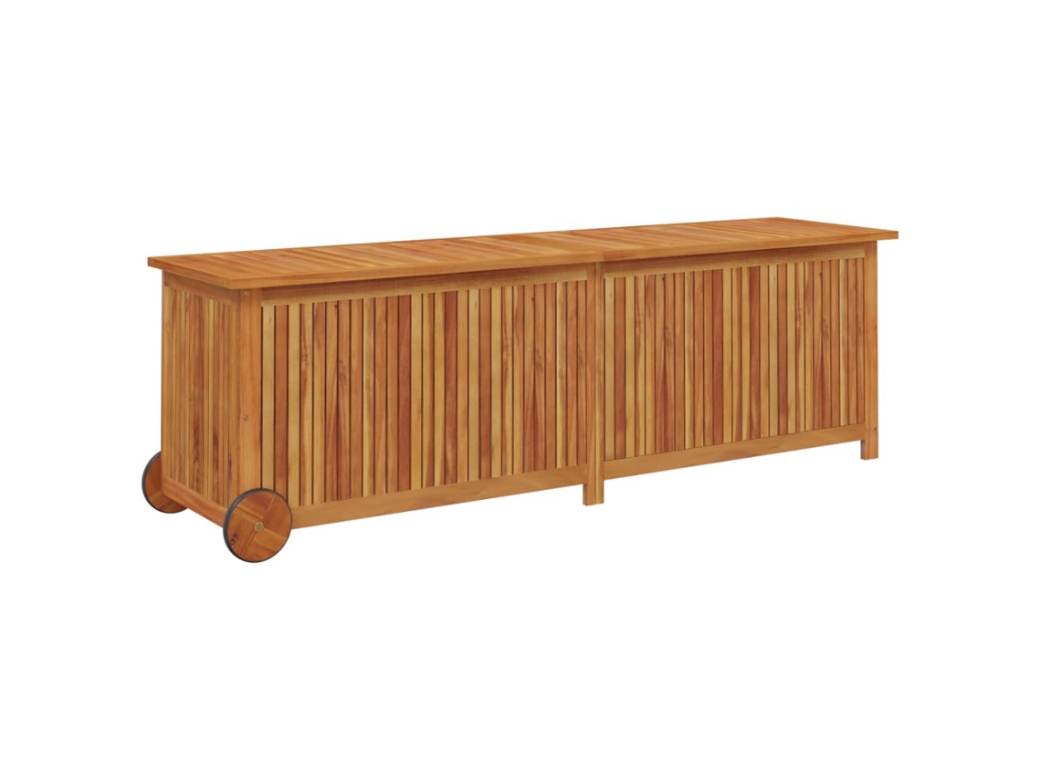 Garden Storage Box, Garden Storage Boxes Vidaxl Marrom Madeira De Acácia (150 X 50 X 58 Cm)