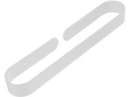 Suporte De Toalhas De Alumínio Para Parede, Sem Parafusos, Fácil Instalação, Branco, 30 Cm, Para Banheiro.