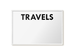Magnetic Wall Board Travels For The Office Espelharte (60x40 Cm)