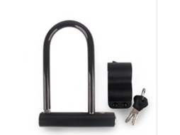 Lurelia Cadeado Bicicleta, Chave, Portátil, Preto