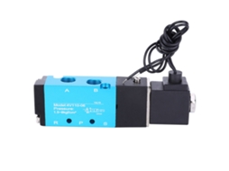 Válvula Solenoide 2 Posiciones 5 Vías 4v110-06 Aluminio Bobina De Cobre Pt1/8 Ac220v