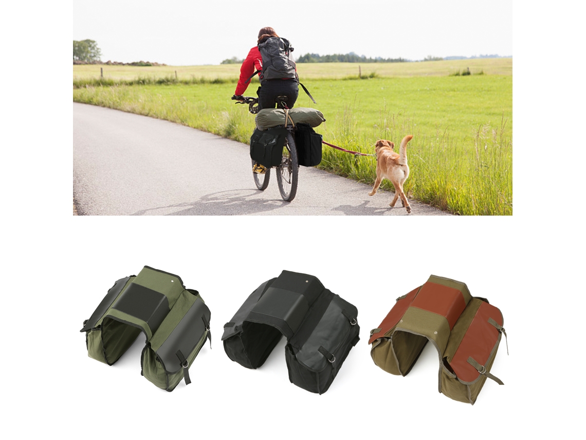 BUSINESS Bolsa Traseira para Bicicleta com Duplo Pannier