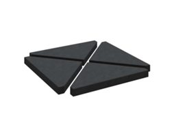 Umbrella Weight Plate, Umbrella Weight Plates Vidaxl Preto Granito (n/a)