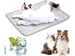 Manta Refrescante, para Cães e Gatos, 70x55 Cm, Cinza AQUAFORGE