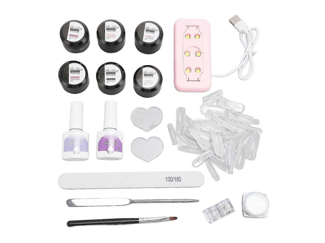 Kit De Manicure, 6 Leds, Para Unhas De Gel, Elysve