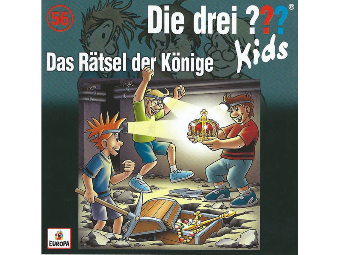 CD Ulf Blanck - Die Drei ??? Kids 56 - Die Drei ??? Kids 55 - Der Schwarze Joker (1CDs)