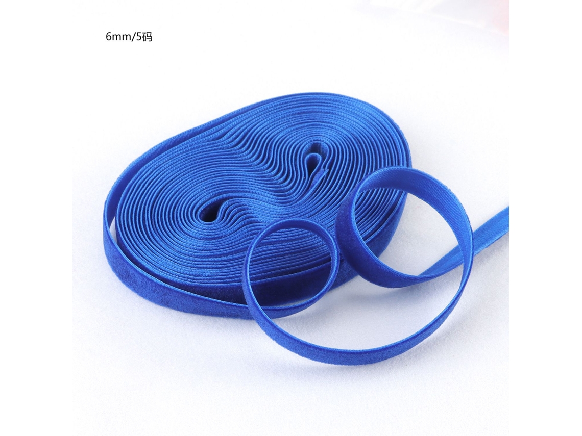Fita de Veludo Natalina de 5 Jardas Fita Vintage Ideal para Embalagens de Natal e Casamento. MDUG (azul Escuro, 20 Mm)
