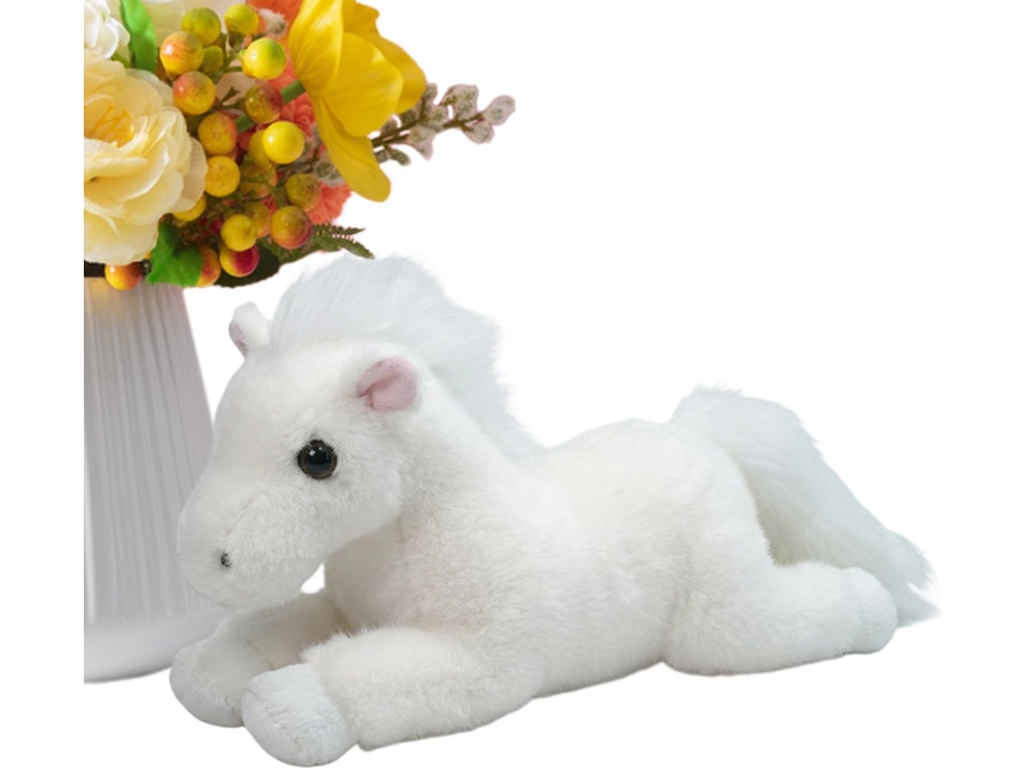 Cavalo De Pelúcia, Macio E, 41,9 Centímetros, Para Brincar E Decorar O Quarto