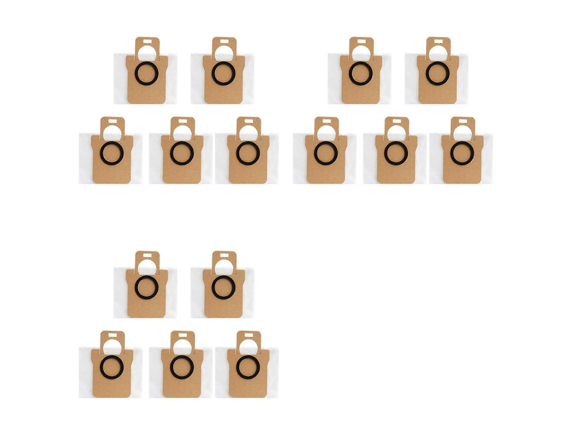 15 Sacos De Pó De Reposição Para Aspirador Robô Dreame Bot L10s Ultra/ S10/ S10 Pro_glo