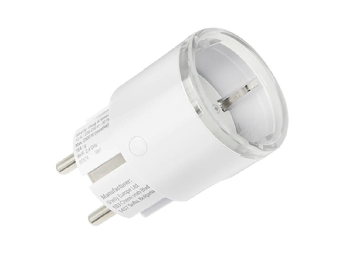 Tomada inteligente Shelly Plug S Mtr Gen3 para casa inteligente Shelly