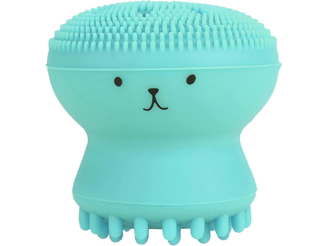 Escova de Limpeza Facial, Silicone Portátil Limpeza Facial Óleo Esfoliante Massagem Limpeza Profunda Dos Poros TAISHENGDA (verde)