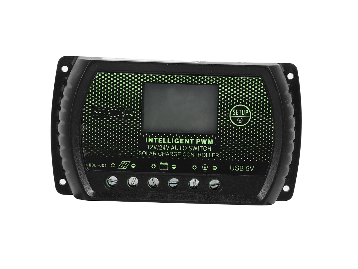 Controlador De Carga Solar Laxiscreed 20a Com Visor Lcd Para Regulação Eficiente Do Sistema Solar
