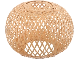 Abajur de Bambu Trançado, Compacto e para Pendurar, Proteção Contra Brilho, Fácil de Instalar, Elegante. SFUSHOS