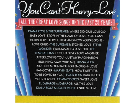 Cd You Cant Hurry Love All The Great Love Songs Of The Past 25 Years Motown