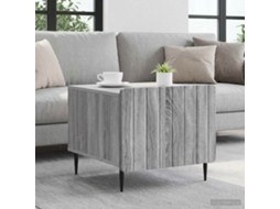 Vidaxl Mesa De Centro Com Gaveta Sonoma Cinzento 49 X 50 X 42 Cm