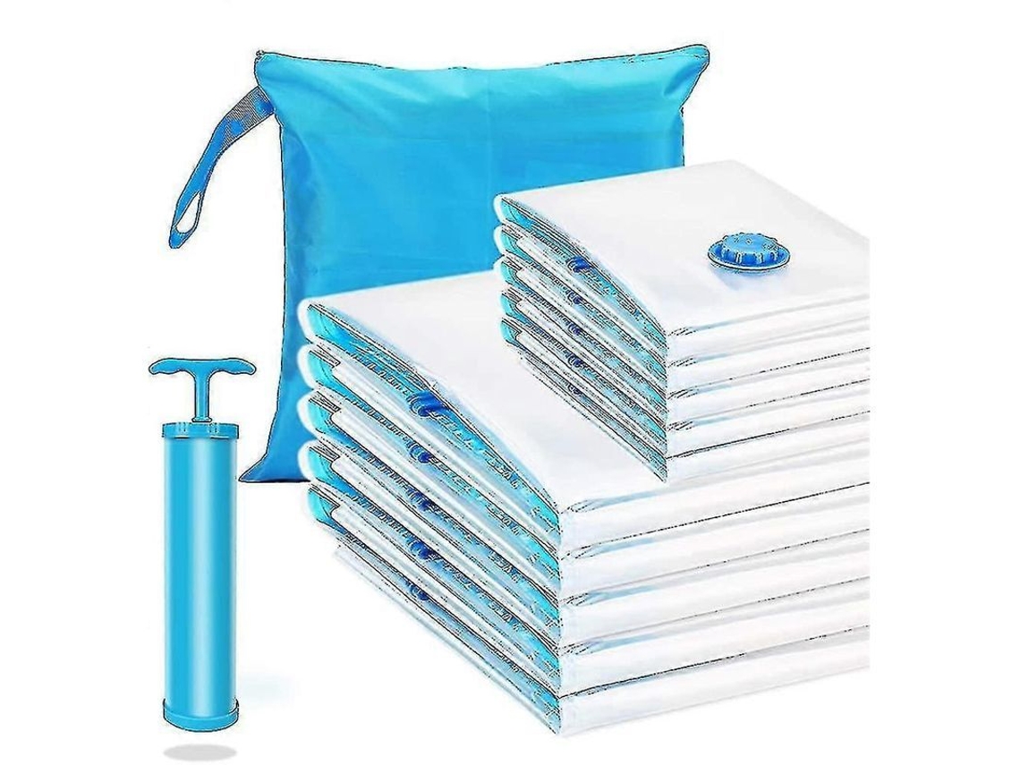 Bolsas de armazenamento S/MARCA para roupas e edredons, 12 peças, resistentes, 100x80cm