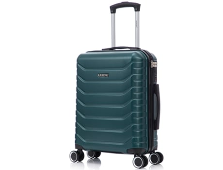 Mala De Cabina 55x40x20cm Policarbonato Semirrígido Carrinho de sistema bagagem De Mão Pequena Com 4 Rodas Giratórias 360º, Sistema De Fecho Digital Raykong (40l)