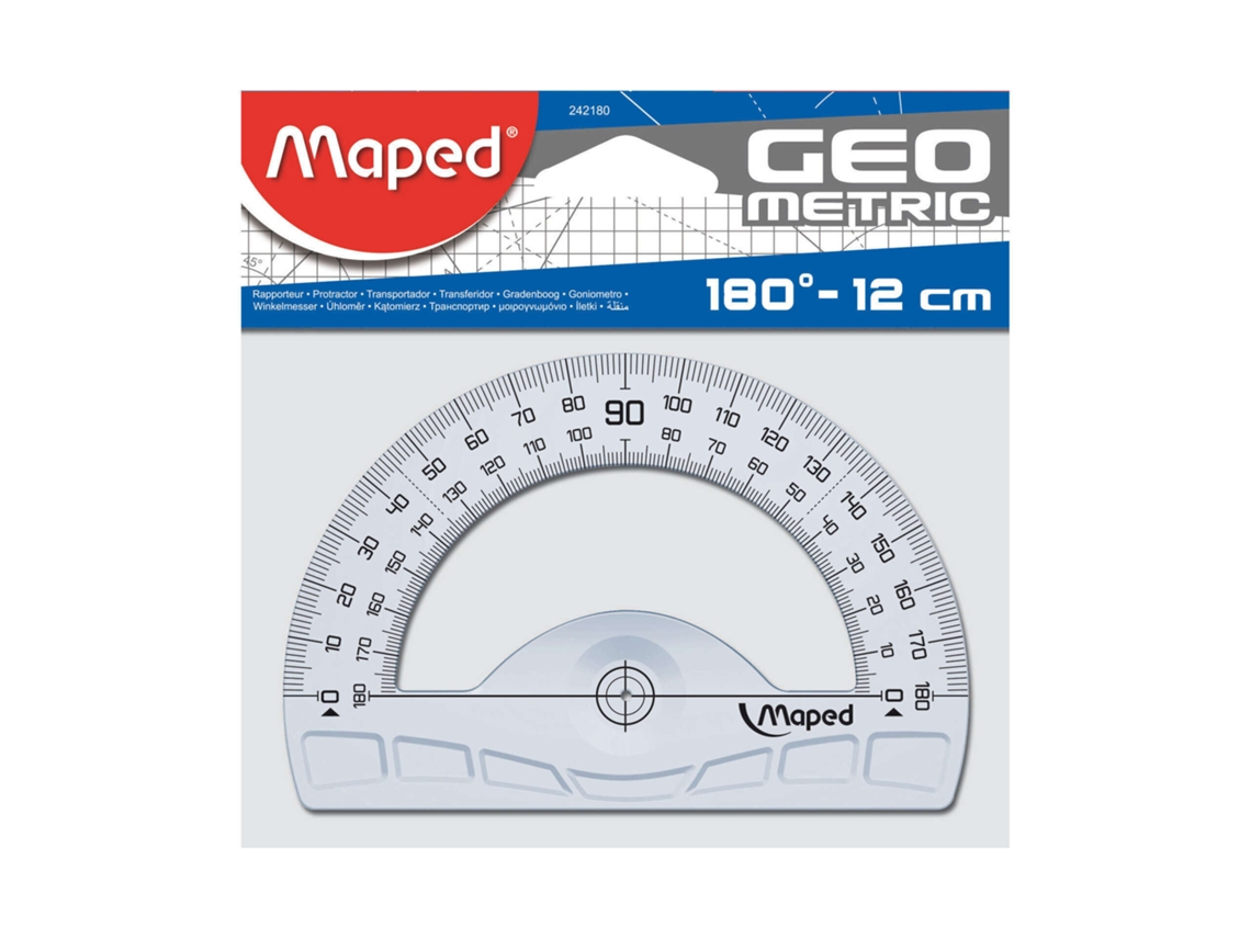 Transferidor 180º 12cm MAPED 1 un