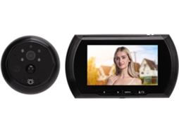 Olho Mágico Digital Para Porta, Tela Lcd Hd De 4, 5 Polegadas Com Visão Noturna, Detecção De Movimento Humano, Câmera