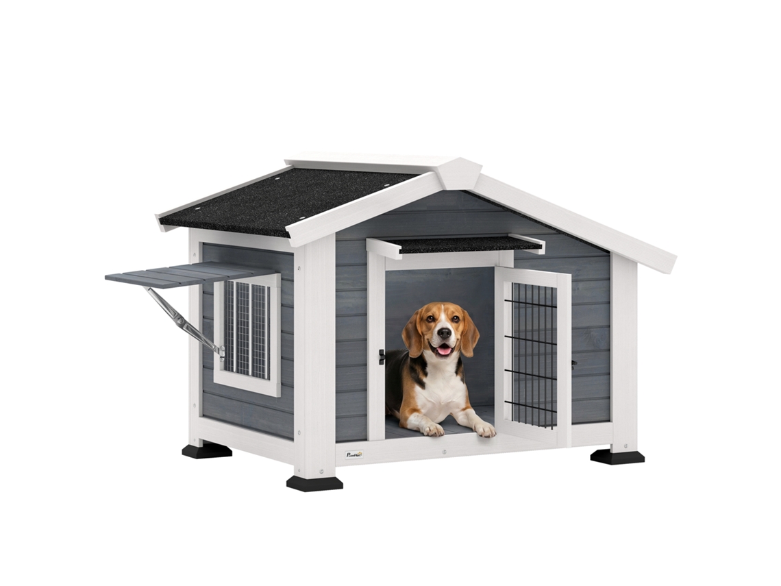 Cuccia For Dogs Casetta For Dogs Gives Outdoor In Wood. 98x76x69. 5cm