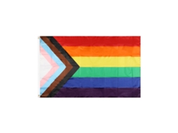 Bandeira LGBTQ, Bandeira Arco-íris Resistente às Intempéries, Bandeira do Orgulho Gay, Cores Vibrantes, Uso Interno e Externo - 90x150cm EIOORORRIY