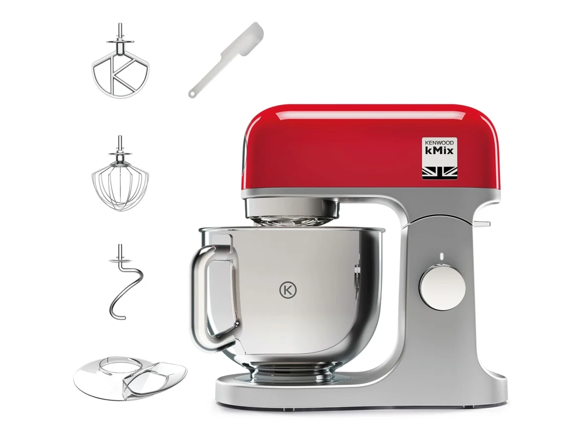 Robot de Cozinha KENWOOD kMix KMX750RD (5 L - 1000 W - 5 acessórios)