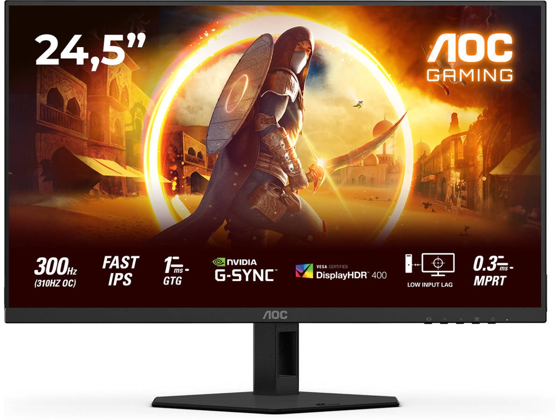 Monitor Gaming AOC 25G4SRE (25'' - Full HD - 0.3 ms)