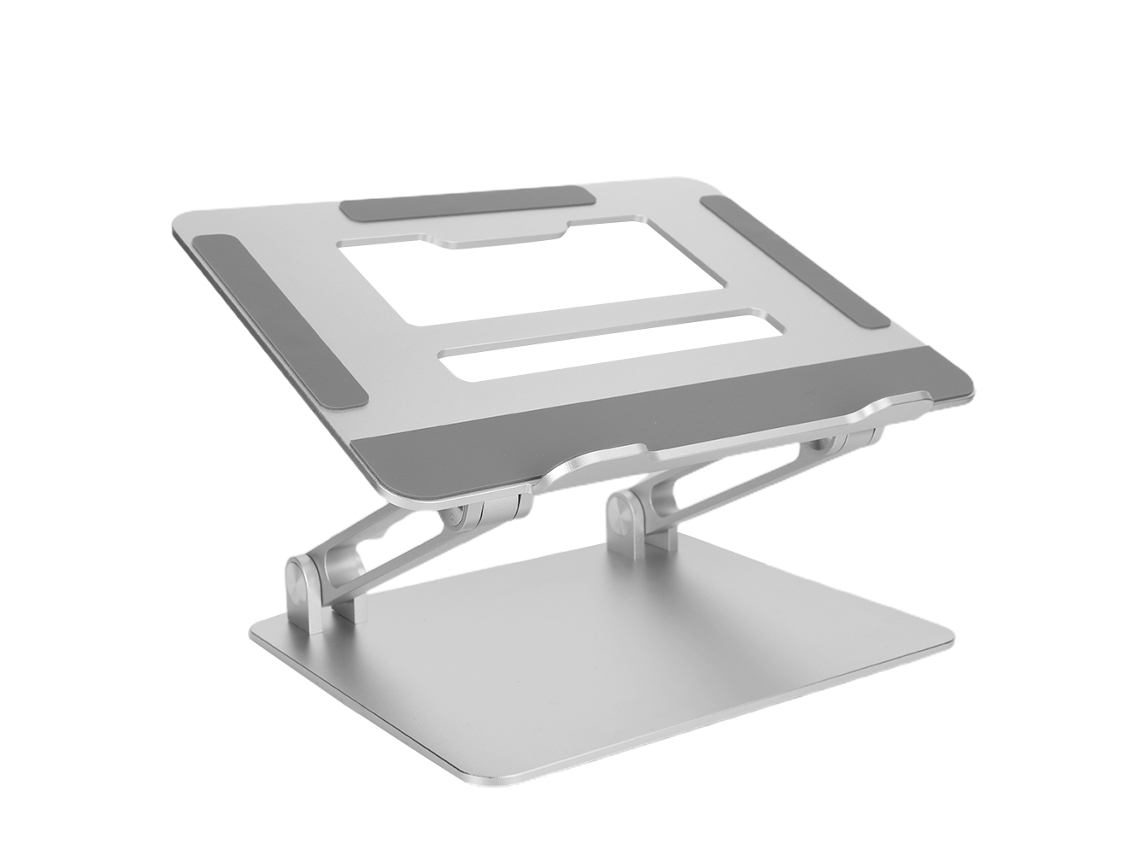 Suporte Para Notebook (braços Duplos Ajustáveis, Material De Liga De Alumínio)