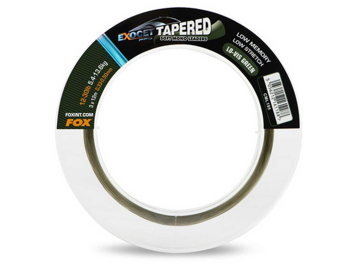 Monofilamento Exocet Pro Tapered 36 M Transparente 0.570 Mmfox International