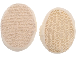 Conjunto De 2 Esponjas De Limpeza De Sisal Natural, Esfoliantes E Ecológicas Para Banho E Cuidados C Gokoco
