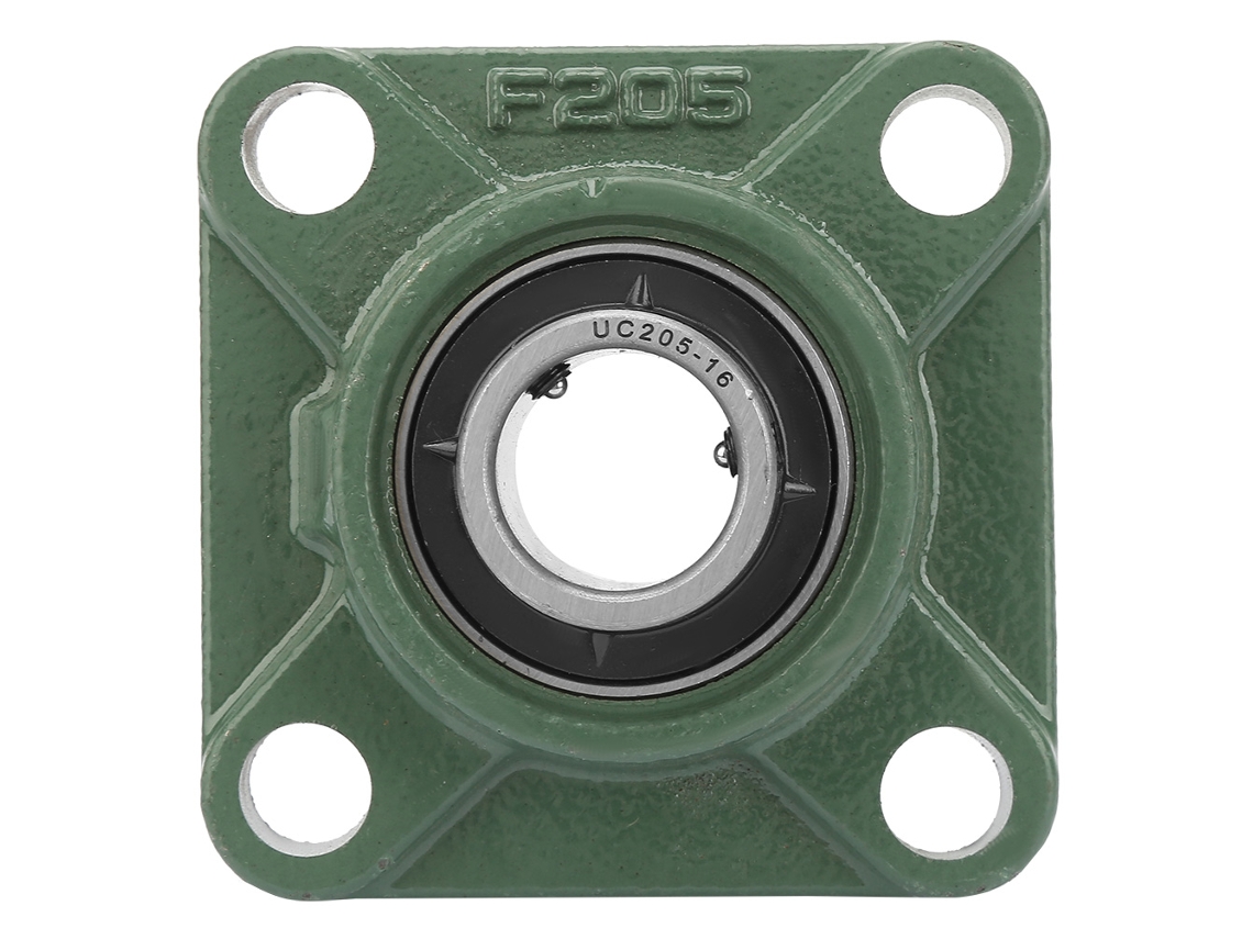 Rolo de apoio Ucf205/205 com base quadrada de 16 polegadas, base sólida e 4 furos de montagem, kit de rolo de 25,4 mm | S/BRAND