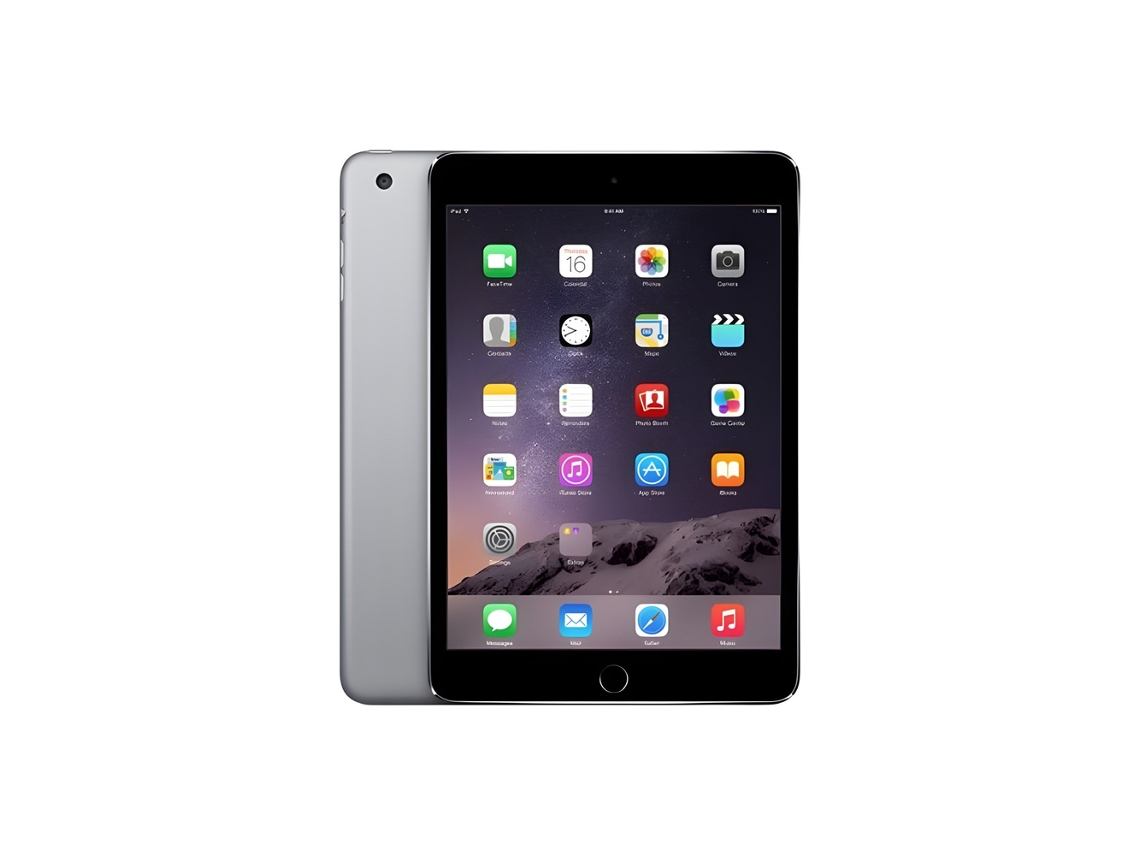 Apple Ipad Mini 7.9 Polegadas 3rd Gen (2014) 128gb Wifi + Cellular / Cinzento / Recondicionado Sinais De Uso