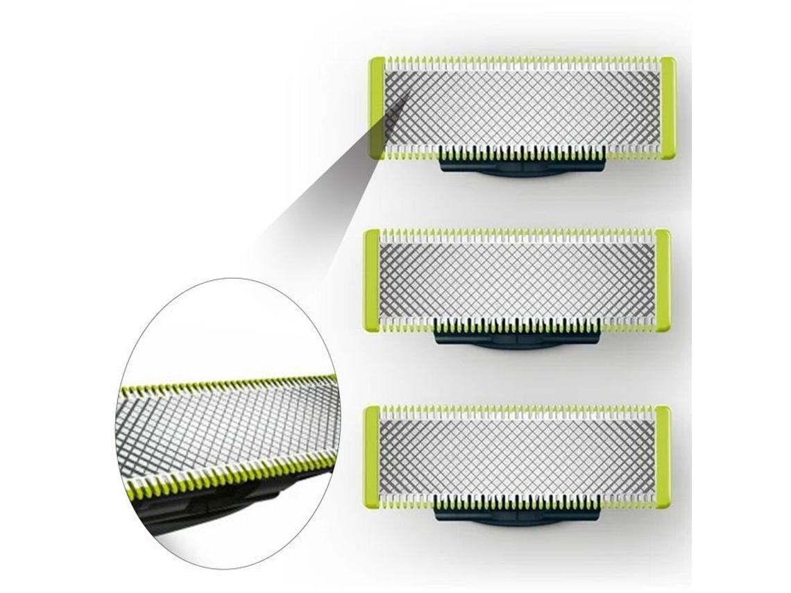 Inn Lâminas De Barbear 3pcs Barbear Preciso E Suave Reposição Fácil Recargas De Lâminas De Barbear Para Homens Molhados E Secos Qp230/50 Innovtec