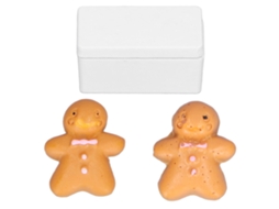 Modelo De Biscoito Em Miniatura Para Casa De Bonecas Com Caixa E Conjunto De Biscoitos Branco 1:12