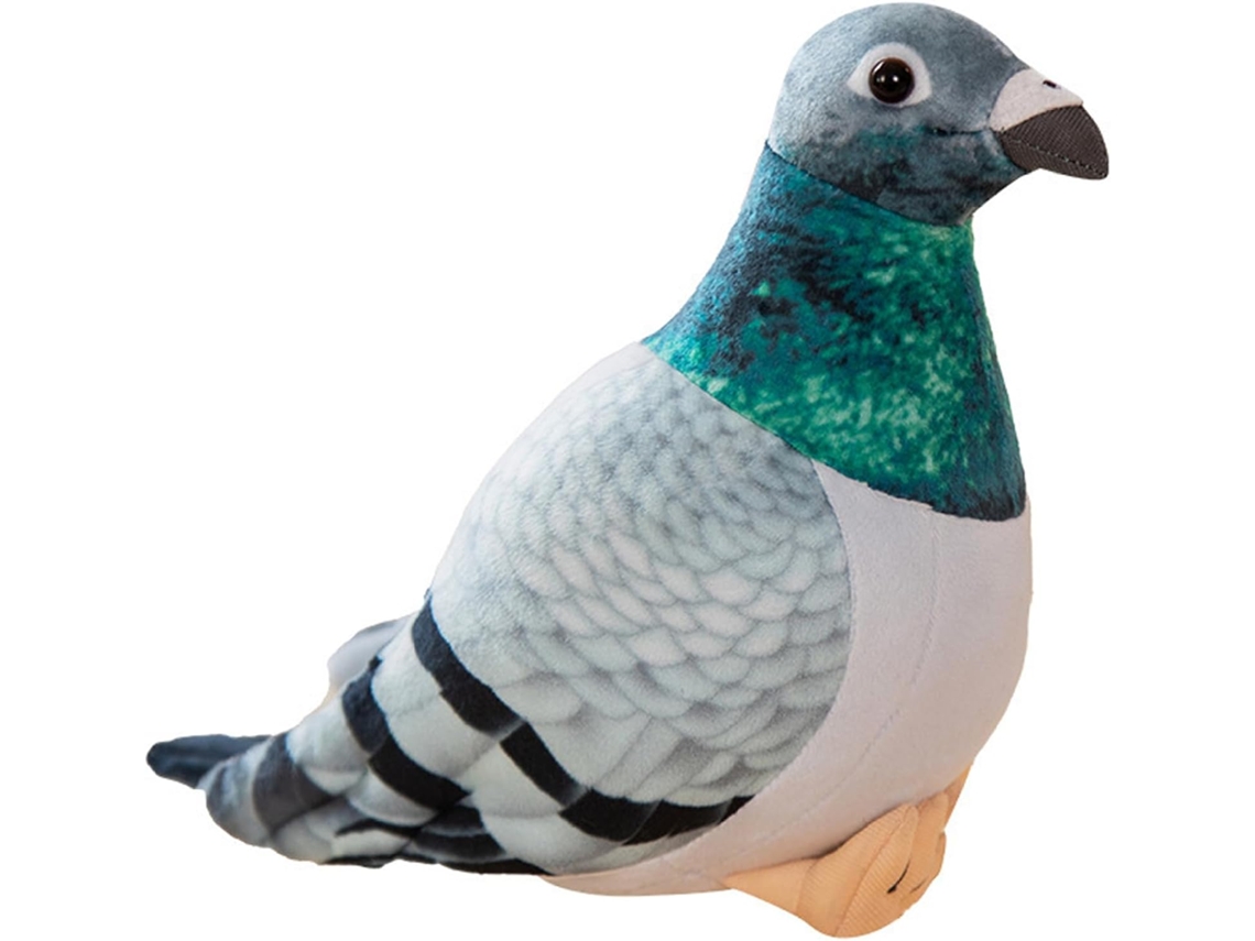 Pomba De Pelúcia, Pelúcia Realista 20 Cm, Brinquedo Macio E Realista,
