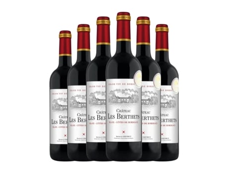 Vinho CHÂTEAU LES BERTHETS Château les Berthets. Blaye Côtes de Bordeaux (0.75 L - 6 Unidades)