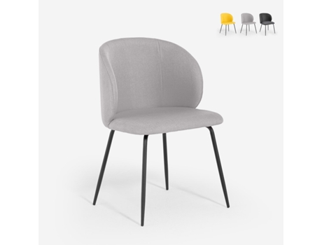 Cadeira Elegante Estofada Em Tecido Para Cozinha E Sala De Jantar Kasva Ahd Amazing Home Design
