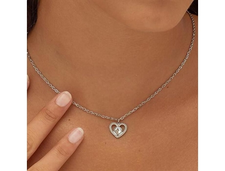 Colar Tender Heart Com Cristal Lucky Light Skt35 Sagapõ