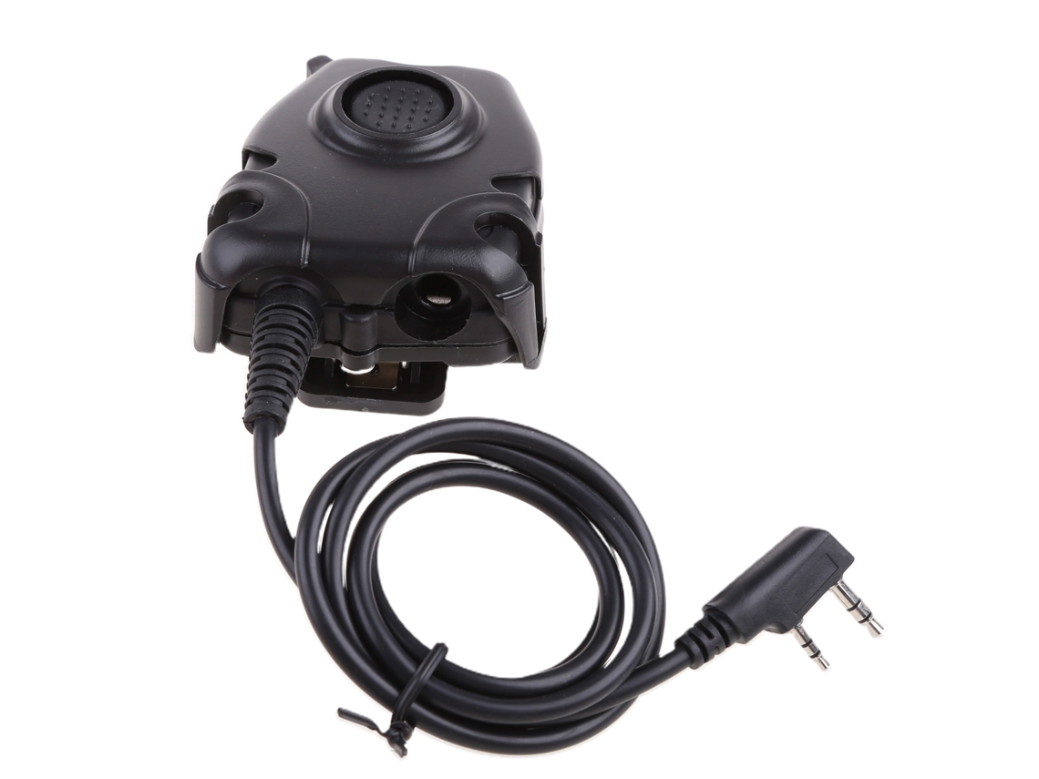 Fone De Ouvido Z Tactical Com Ptt Para Rádios Kenwood Puxing Baofeng Uv 5r Uv 3r Plus Bf 480/490/320/v6/v7/v8/658/520/530 Brilvibera