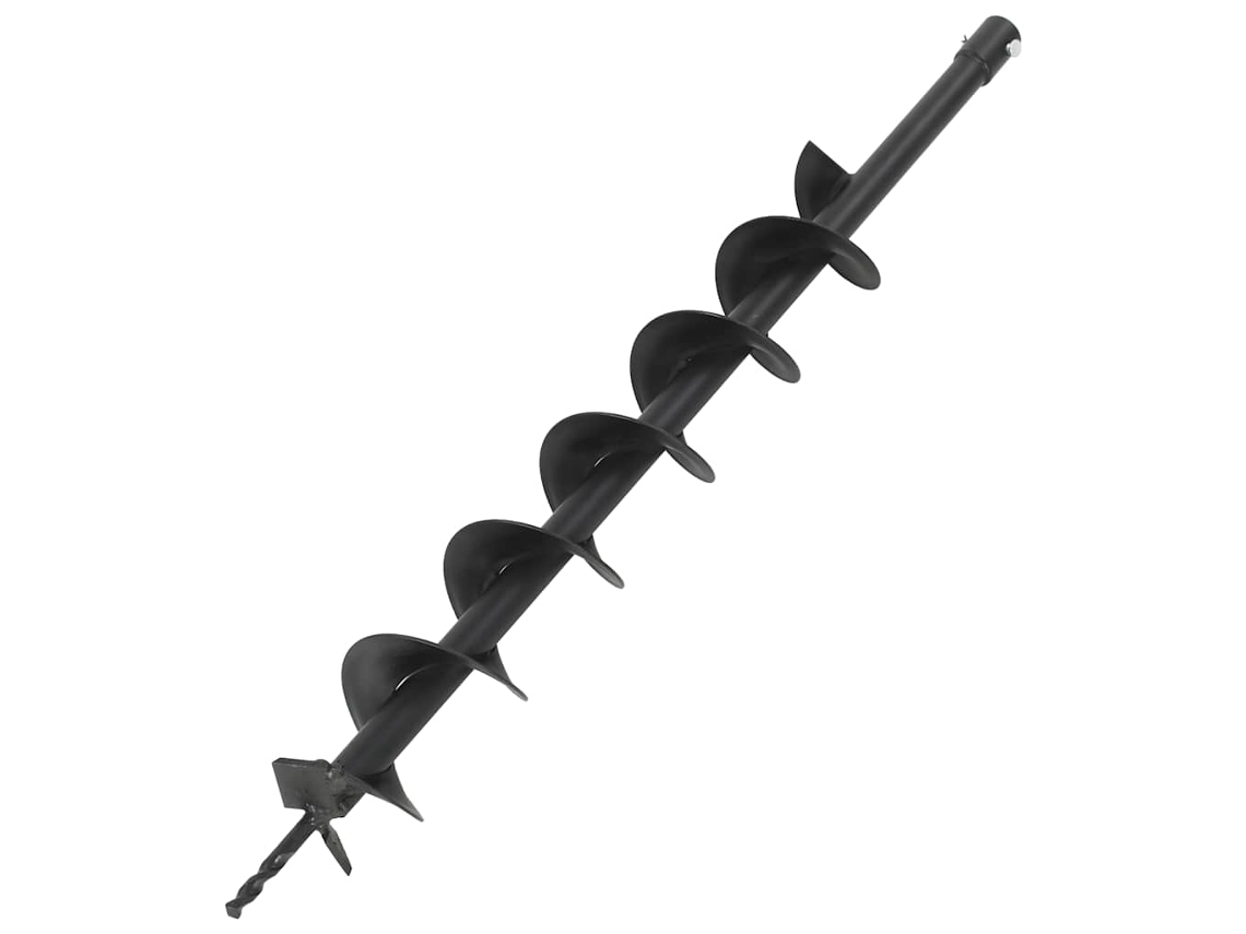 Auger Drill, Auger Drills Vidaxl Preto Aço (100 Mm)