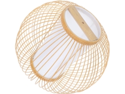 1 Lanterna Suspensa de Bambu e Rattan SFUSHOS