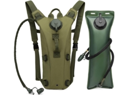 Mochila De Hidratação Para Atividades Ao Ar Livre, 18×48×2 Cm, 3 Litros, Verde Militar, Mochila Com Reservatório De Água, Mochila De Hidratação