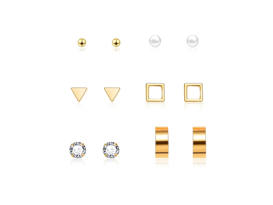 Colar De Casal 2pcs Pingente 3 Anéis Aço Inoxidável Colares De Amor Preto Dourado