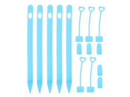 Capa protetora de silicone macio para lápis ios, caneta estilográfica, anti slip, azul céu | S/MARCA