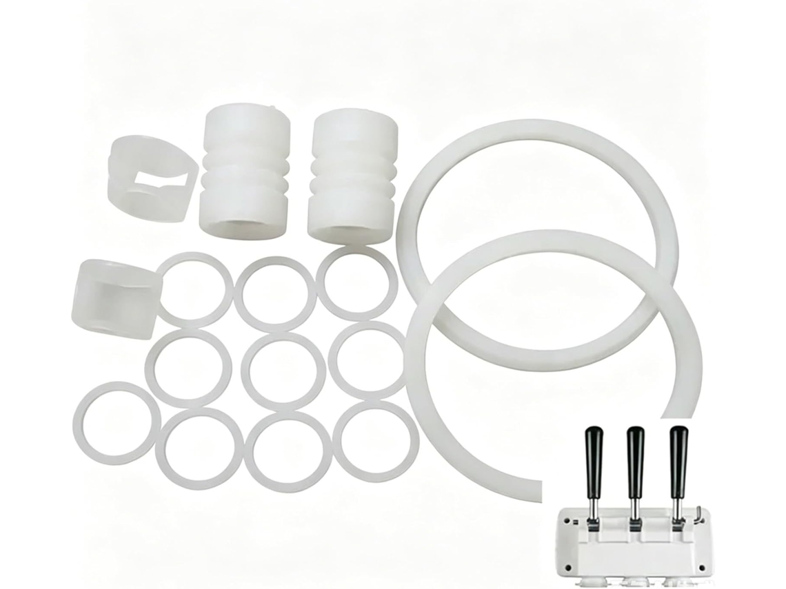 Junta De Vedação Silicone Com Diâmetro Externo 32mm | Compatível Peças Reposição Para Máquinas Sorvete Expresso