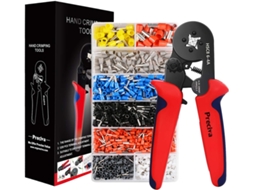 Alicate Crimpagem Com 1200 Terminais Isolados, 0,25 Mm² A 10 Mm².