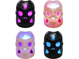 Velas De Caveira De Halloween, Decorações De Halloween, Velas Iluminadas Por Led. Ly Ebike