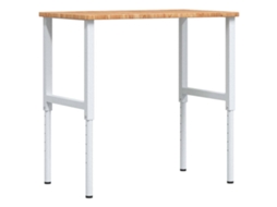 Workbench, Workbenches Vidaxl Marrom Madeira De Carvalho (100 X 60 X (71.5-98) Cm)