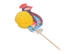 Picks De Bolo Decoração De Festa Uso Multicolorido