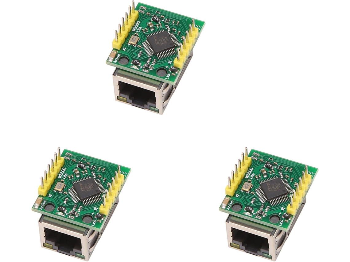 Módulo de Rede Ethernet W5500 com Interface Spi e Protocolo Ethernet/ip SFUSHOS (3x)